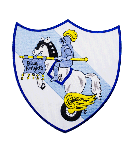 blue knights center patch