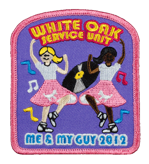 Girl Scout Sock Hop Patch